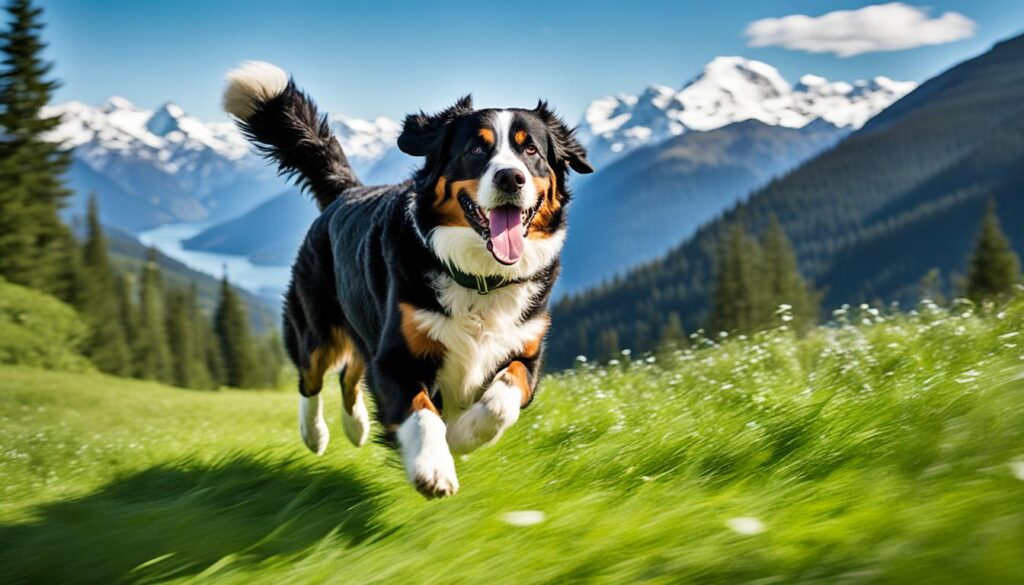 Bewegung Berner Sennenhund