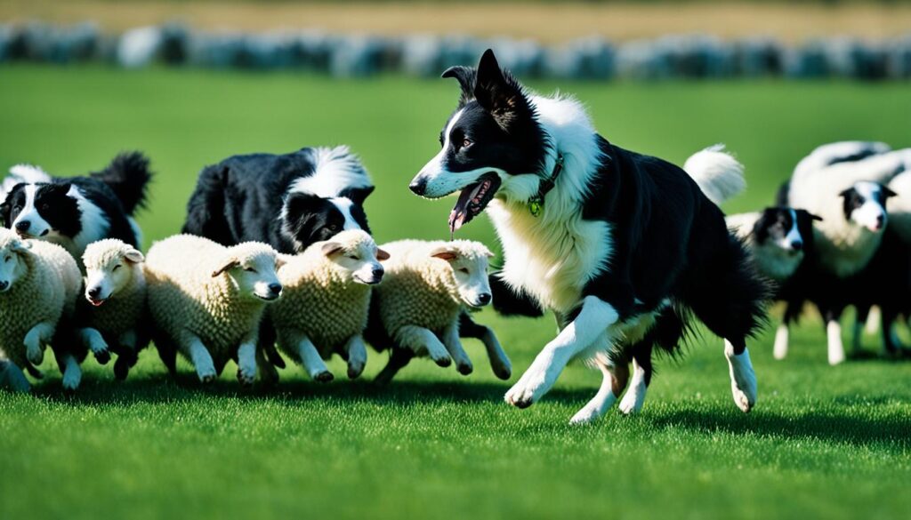 Border Collie Hütetrieb