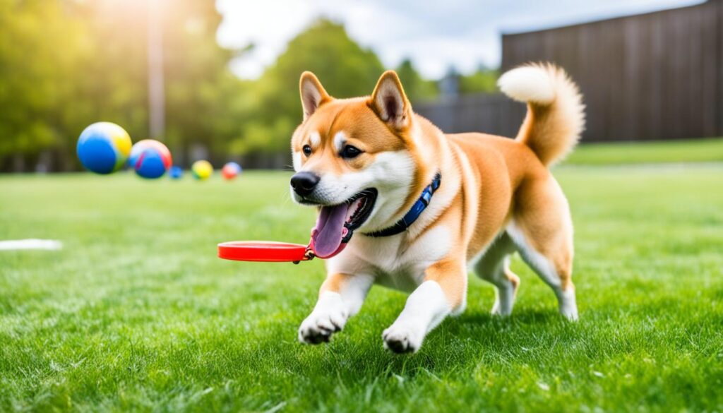 Shiba Inu Spiel und Aktivitäten