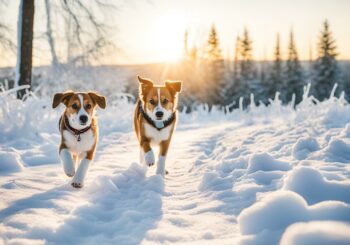 Welpentraining im Winter: Besondere Herausforderungen und Lösungen.